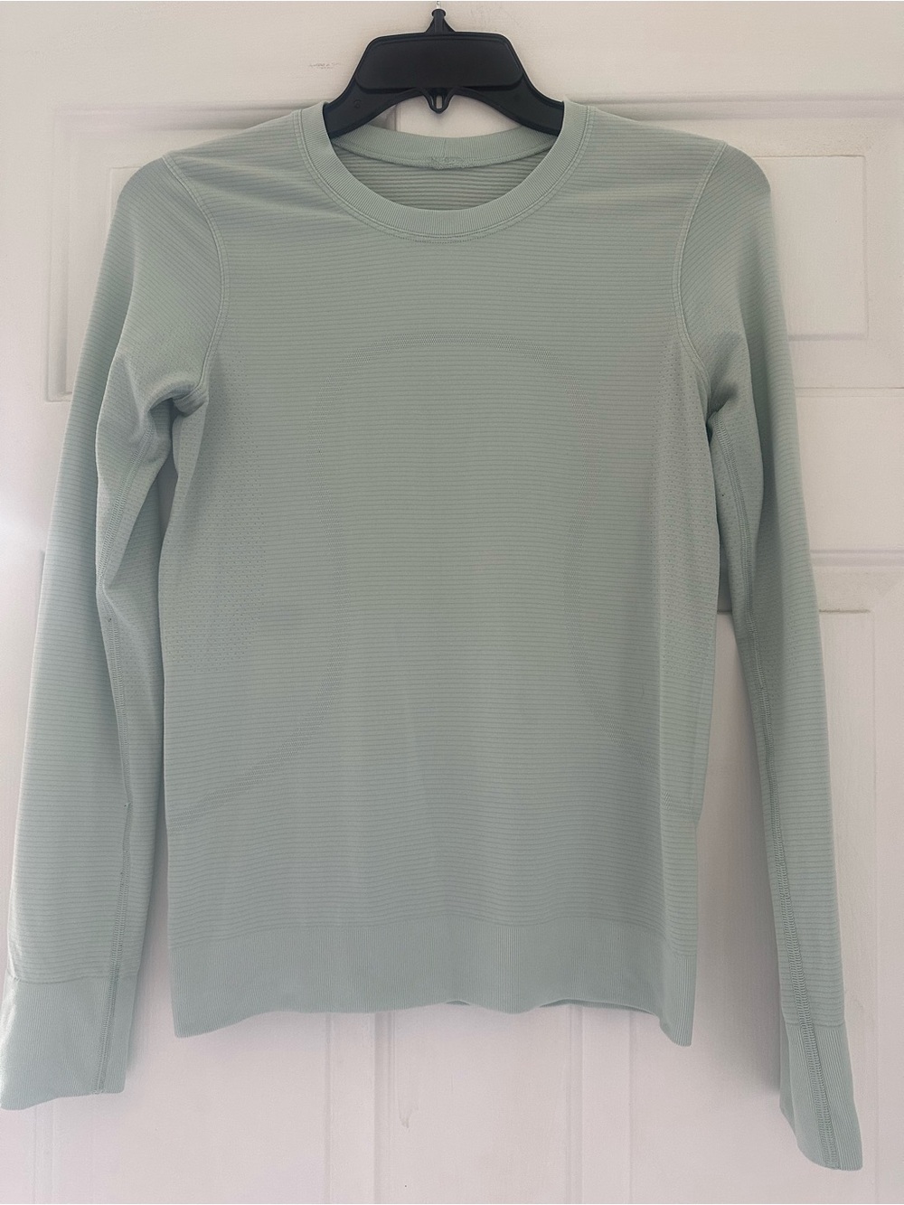 lululemon athletica Long-Sleeve Crew Top in Pale Mint